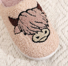 Load image into Gallery viewer, Highland Cow Slippers