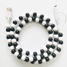 Load image into Gallery viewer, Beaded &amp; Pearl USB Charging Cord