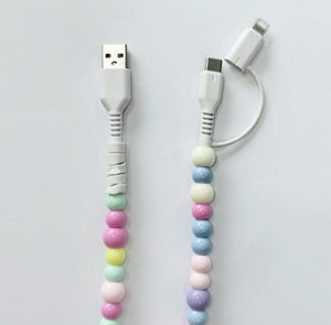 Beaded & Pearl USB Charging Cord