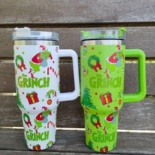Load image into Gallery viewer, Green Holiday Tumblers