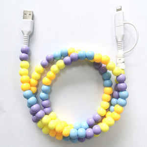 Beaded & Pearl USB Charging Cord