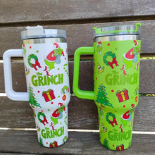 Load image into Gallery viewer, Green Holiday Tumblers