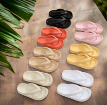 Load image into Gallery viewer, Marshmallow Flip Flops
