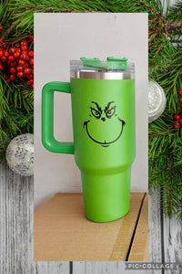 Green Holiday Tumblers