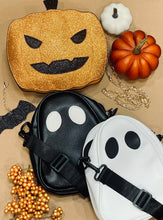 Load image into Gallery viewer, Halloween Pumpkin / Ghost Sling Bag / Skeleton