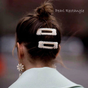 Pearl & Diamond Hair Clips & Scrunchies