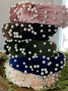 Velvet & Pearl Headbands