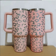 Load image into Gallery viewer, Cheetah 40oz Powder Coated Mug with Handle
