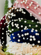 Load image into Gallery viewer, Velvet &amp; Pearl Headbands