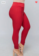 Load image into Gallery viewer, Honeycomb Booty Lift Leggings - PLUS SIZE