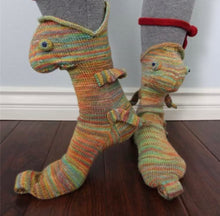 Load image into Gallery viewer, Funky Animal Chomp Socks
