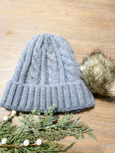 Load image into Gallery viewer, Snap on / snap off puff Beanies