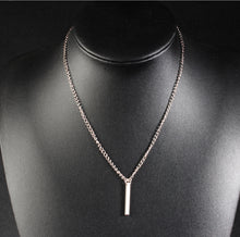 Load image into Gallery viewer, Dainty Bar Necklace