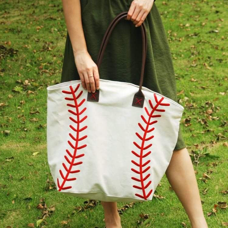 Baseball Tote - Embroidered
