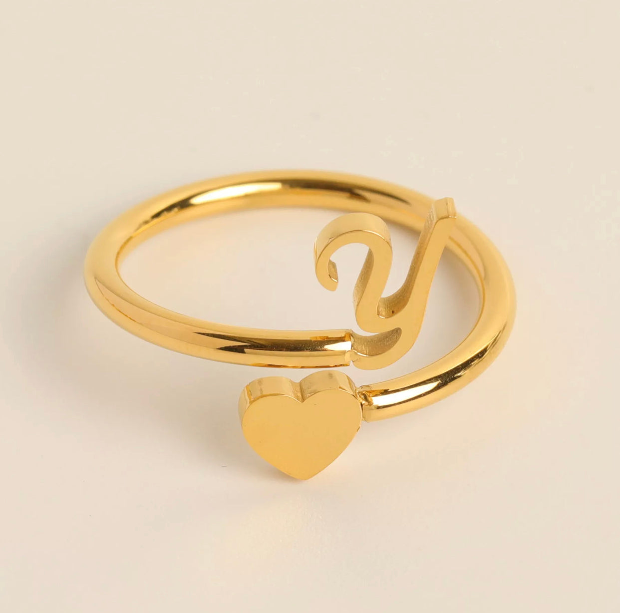 Quality Gold 14k CZ Double Heart Ring R590 - The Diamond Family