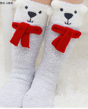 Load image into Gallery viewer, Kids snugly, cuddly animal socks