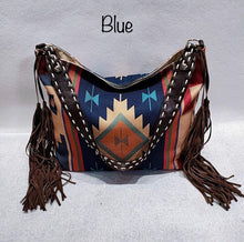 Load image into Gallery viewer, Boho Tote with Fringe