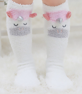 Kids snugly, cuddly animal socks