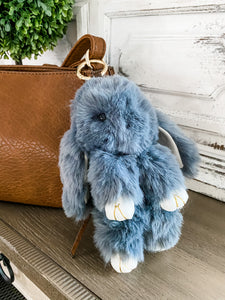 Buttery Soft Bunny purse clip Keychain
