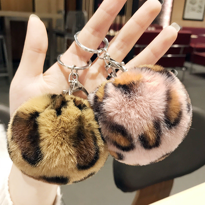 Cheetah / Leopard Puff Ball Key chains – The Lace Door Wholesale