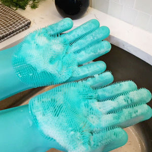 Soapy Suds Scrubbing Gloves