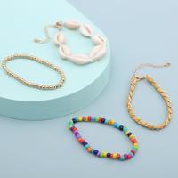 Beads and Shells Bracelet 4 piece Set