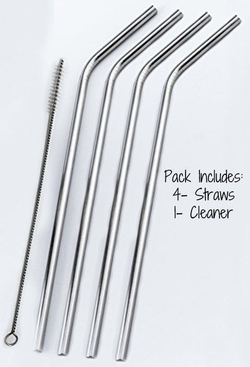 Stainless Steel Straws - 4 options - Boba / Smoothie / Regular Sizes
